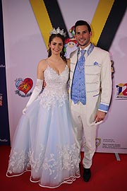 Prinzenpaar 2019 Prinzessin Sarah I.  und Prinz Fabrician I. (©Foto: Martin Schmitz)